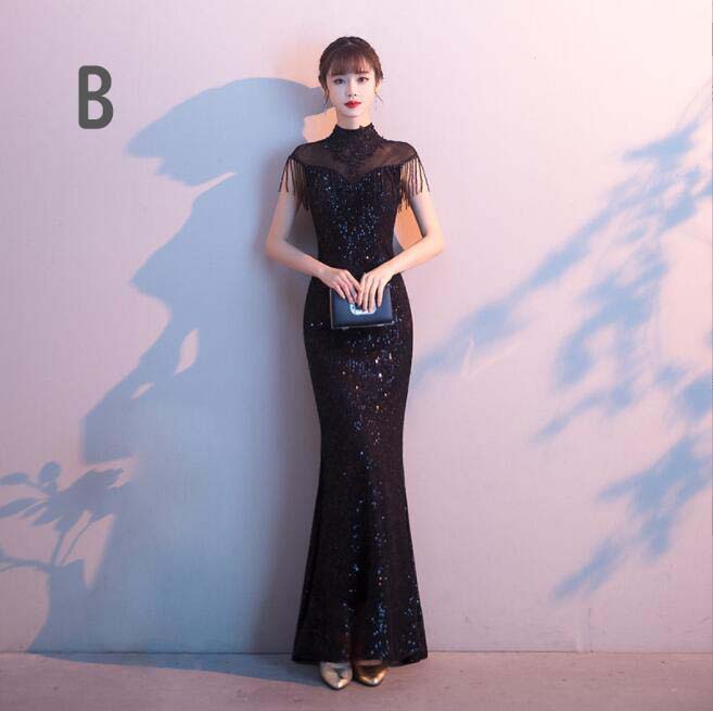 パーティードレス おしゃれ マーメイドドレス 花嫁の介添え ウェディングドレス エレガント 高品質 司会 成人式 花柄 刺繍 ロング丈 お姫様ドレス 花嫁 宴会 スレンダー 披露宴 マキシ丈 結婚式 タイトワンピース 発表会 同窓会 袖なし スパンコール イブニングドレス 女子会