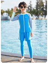 男の子水着 キッズ水着 セパレート型 長袖トップス ロングズボン おしゃれ キッズ ファッション 水泳着 およぎ 吸水 速乾 体型カバー 送料無料 子供水着 学校用水着 幼稚園 保育園