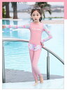 女の子水着 キッズ水着 セパレート型 長袖トップス ショットパンツ ロングズボン おしゃれ キッズ ファッション 水泳着 およぎ 吸水 速乾 体型カバー 送料無料 子供水着 学校用水着 幼稚園 保育園