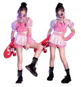 送料無料 お揃い スパンコール 衣装 女の子 ステージ衣装 キッズダンス衣装 セットアップ トップス 韓国風 子供服 へそ出し 演出服 舞台服 ダンス衣装 キッズ おしゃれ キラキラ 4点セット ピンク 140~180cm