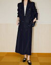 上質 高級感 ファッション レディーススーツ 長袖上着 ミモレ丈スカート 2点セットアップ S/M/L 背広トップス スカートスーツ ジャケット 送料無料 20...