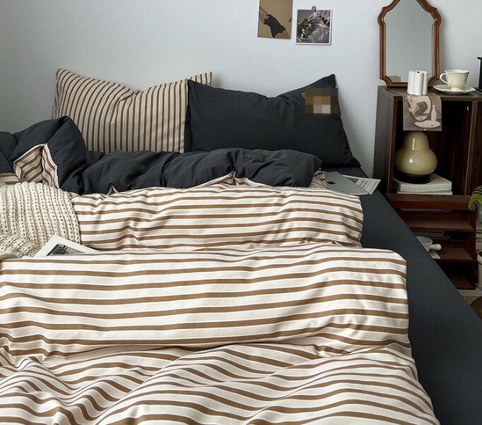 送料無料寝具カバーセット 掛け布団カバー 布団カバーセット フラットシーツ/ボックスシーツ韓国風 防..