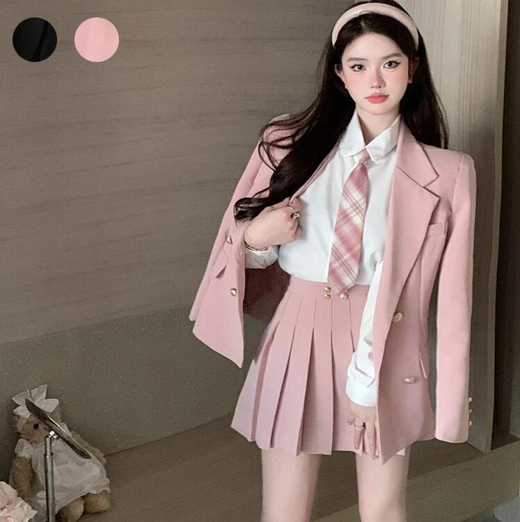 送料無料 卒業式 スーツ 女の子 卒服 女の子 フォーマル スーツ 入学式 スーツ 韓国 制服 大きいサイズ..