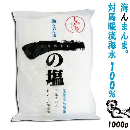 食塩 一の塩 1Kg(しっとりタイプ)【宅配便・送料無料】ミネラル 60種類以上 天然塩国産 塩 健康塩 海水塩 食塩ソルト 安心 安全 低価格調味料 脱水症 熱中症 対策成人病予防