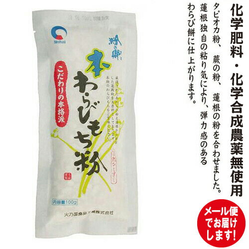 本わらびもち粉100g×2袋セット【0.5メール便・送料無料】お菓子 和菓子手作りスイーツ