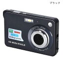デジカメ 人気 デジタルカメラ コンパクトカメラ 4800万画素数 ビデオ カメラ 充電式 2.7イ ...