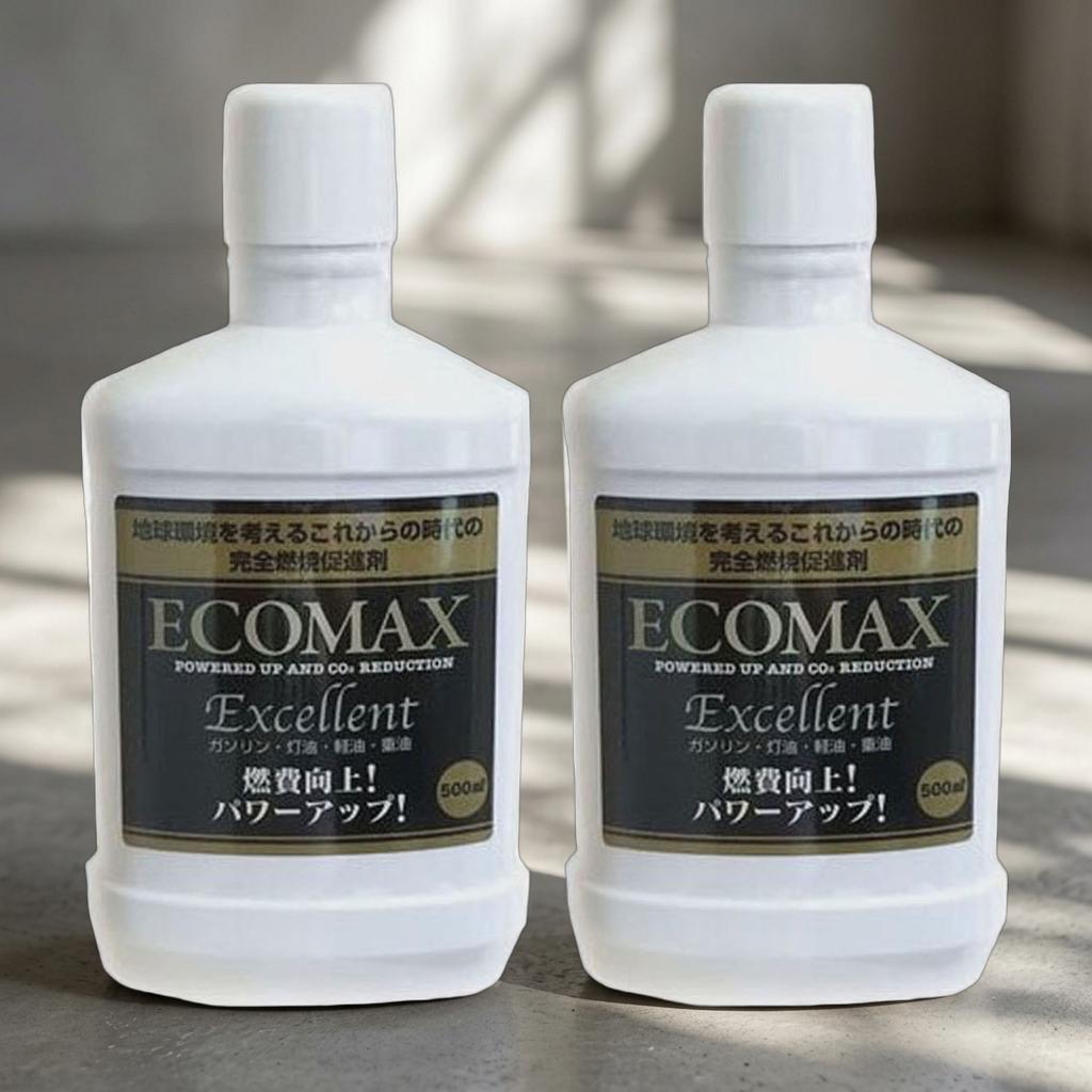 燃料促進添加剤エコマックス　500ml　2本セット