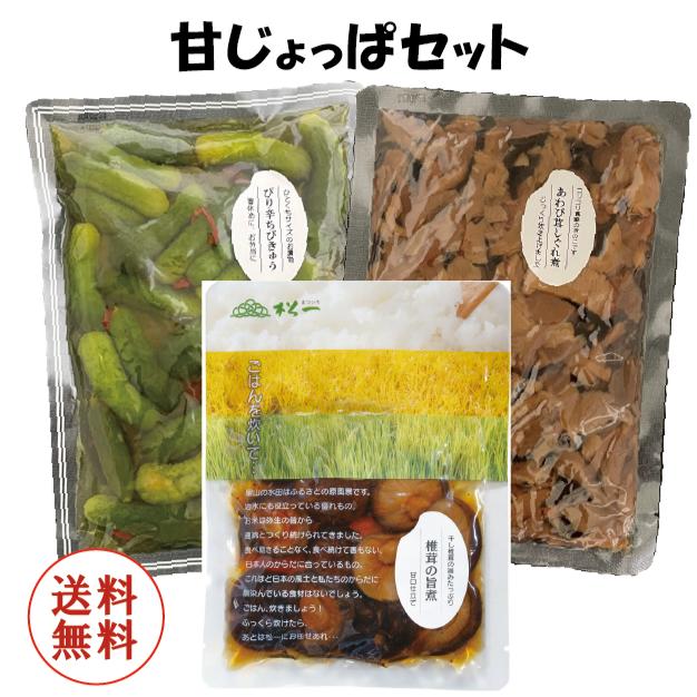 【送料無料】【甘じょっぱセット】