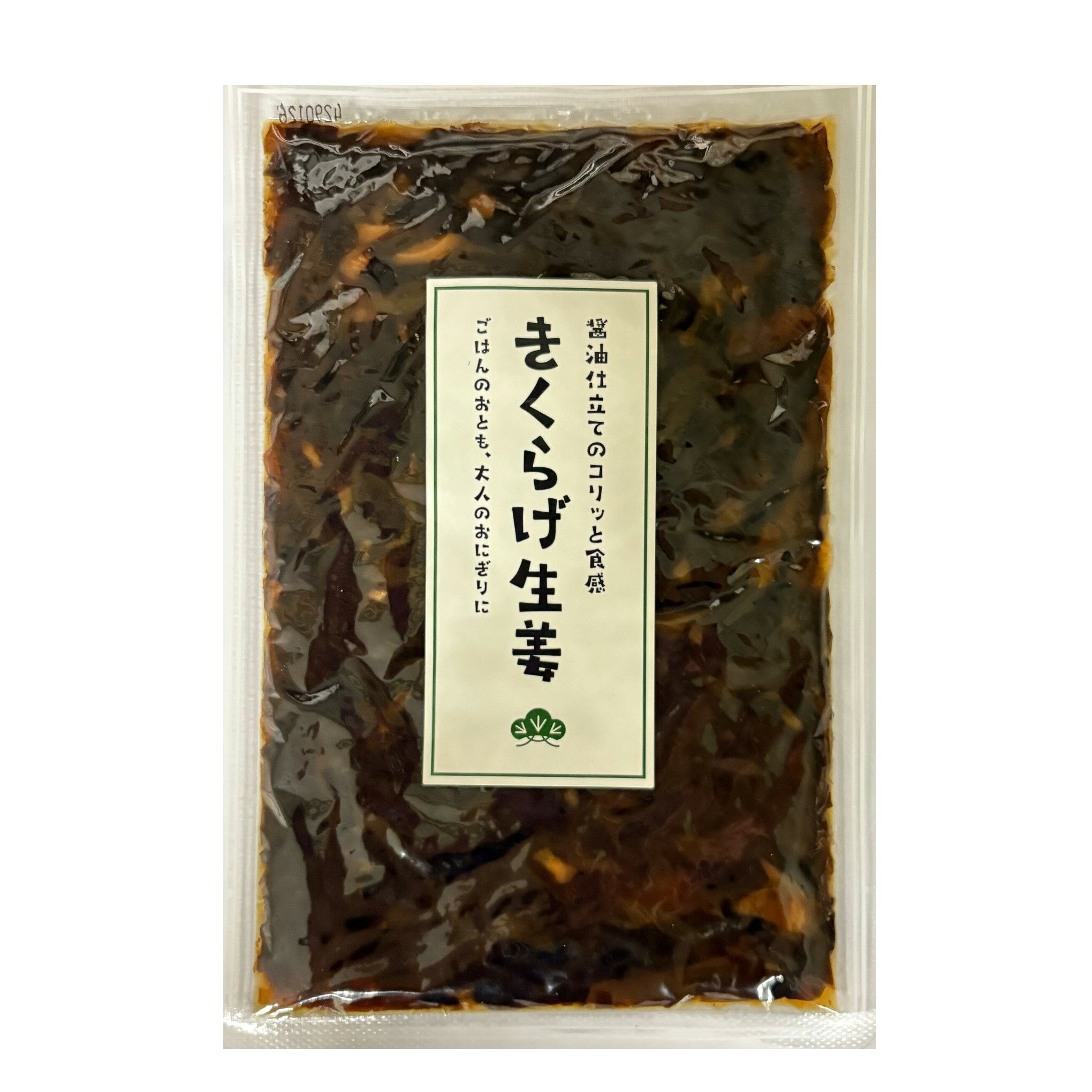 きくらげ生姜 190g コリコリ食感のきくらげを生姜と一緒にどうぞ！甘じょっぱい味付けがホカホカご飯と驚くほど合う！他にもラーメンやうどんと一緒に♪炒め物や和え物にも大活躍！