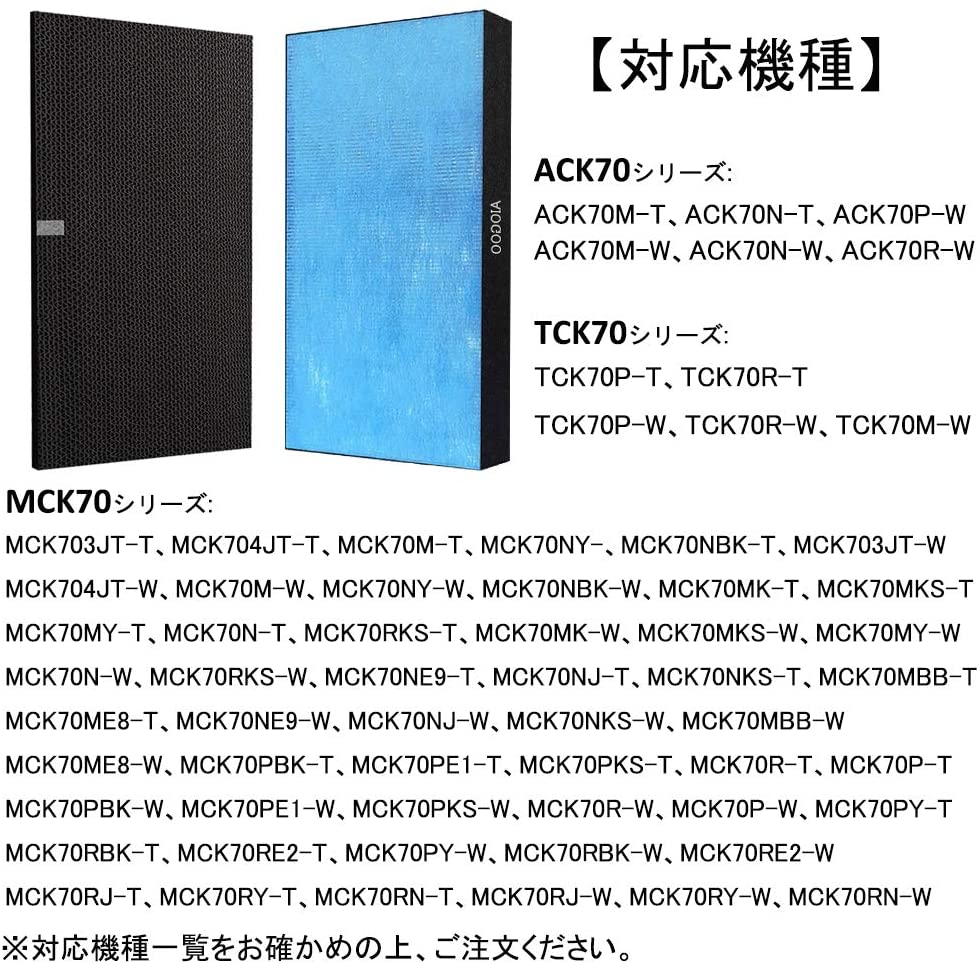 ダイキン 空気清浄機 フィルター KAFP029A4 集塵フィルター 静電HEPAフィルター kafp029a4 脱臭フィルター 2074191 DAIKIN加湿空気清浄機用 集じん 脱臭 フィルターセット 互換品(2枚セット) 2