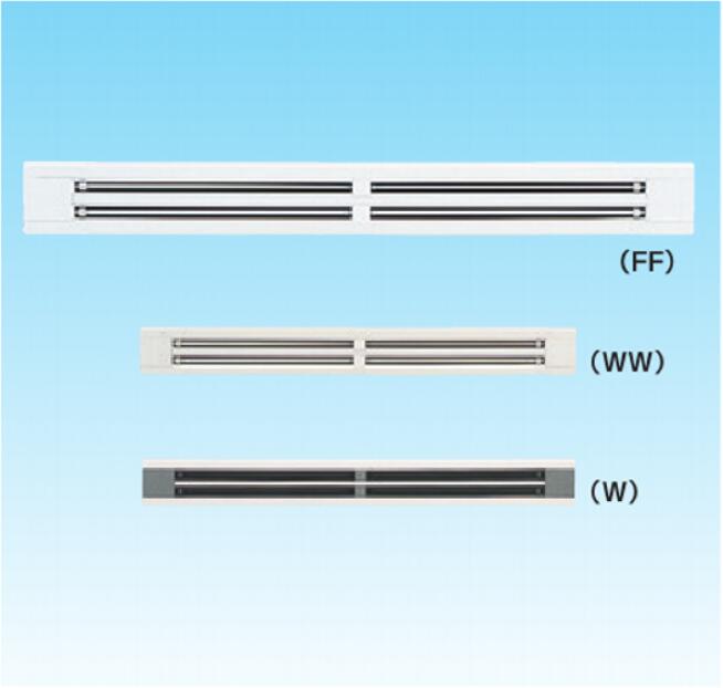 Rakuten - K-DLD4B K-DLD5B K-DLD7B K-DLD9B K-DLD11B K-DLD13B　取寄　ダイキン業務用エアコン吹出口　ラインスリットダブル吹出グリル(天井取付け)オーケー器材(ダイキン) 防露タイプ吹出口