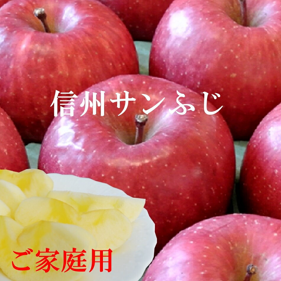 当店おすすめおいしい〜！信州サンふじりんご2.8〜3kg！産