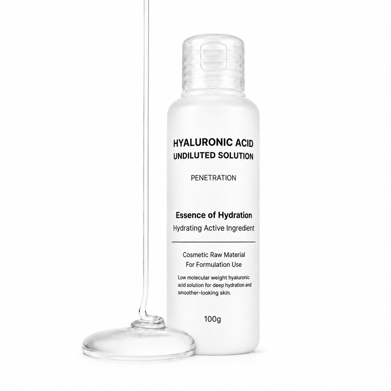 【 レビュー特典付き！500円OFFクーポン配布中 】 浸透型 ヒアルロン酸原液 / 100ml / ヒアルロン酸 / スキンケア / ヘアケア / 安心の国内生産