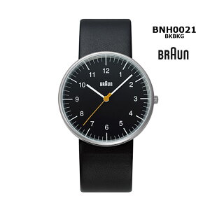 商品画像：Shinwa Shop 楽天市場店で人気の【BRAUN ブラウン】BRAUN Watch BNH0021 BKBKG ブラック 腕時計/レザー/ウォッチ/ビジネス/メンズ/北欧/デンマーク/ローゼンダール/MiyotaSuper2035（日本製クオーツ）　コンビニ受取対応【RCP】