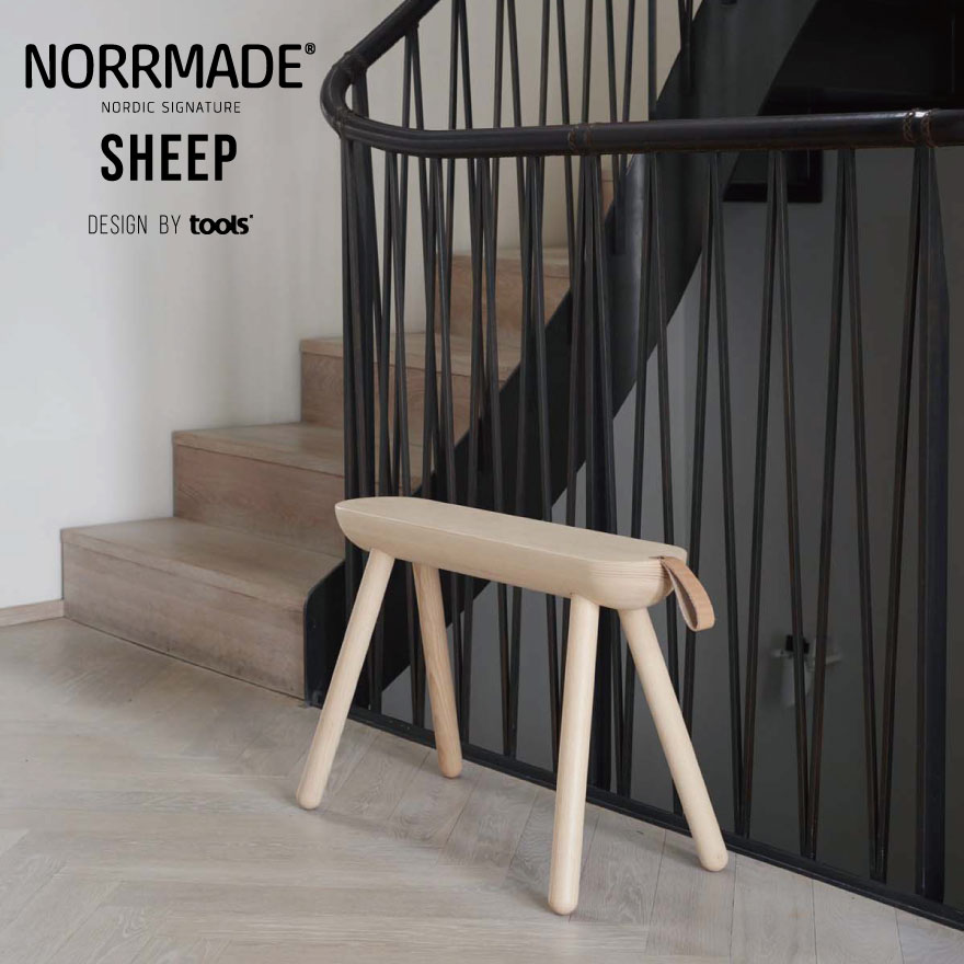 NORRMADE ノルメイド SHEEP シープ スツール椅子 玄関 ベンチ デンマーク