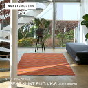 NORDIC MODERN VIBEKE KLINT RUG VK-6(200×300cm) ノルディック モダン ヴィブケ クリント ラグ VK-6 ラグ 平織り デンマーク オレンジ リネン