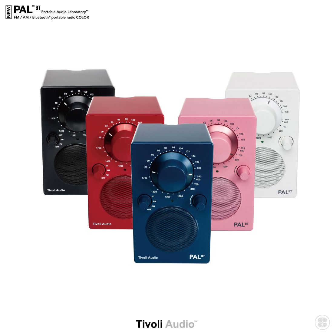 楽天Shinwa Shop 楽天市場店Tivoli Audio NEW PAL BT COLOR Portable Speaker Bluetooth AM FM Wireless チボリオーディオ 新パルBT ポータブルスピーカー ブルートゥース