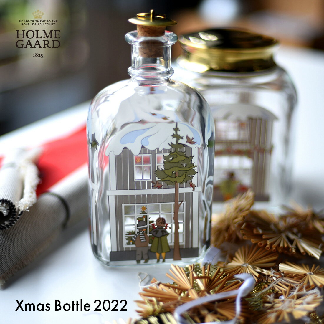 HOLMEGAARD CHRISTMAS Bottle 2022 Jette Frolich ホルムガード クリスマスボトル イエッテ・フローリッヒ Xmas