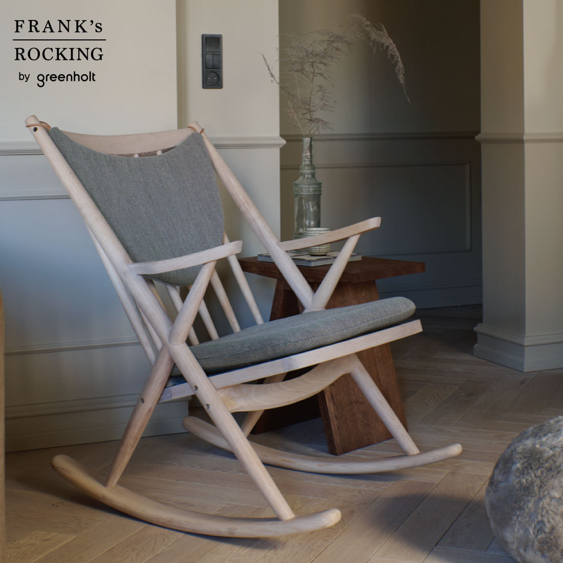 Źޥݥȯgreenholt FRANKs ROCKING Chair Frank Reenskaug Ribaco ꡼ۥ ե󥯥å  ե󥯡󥹥