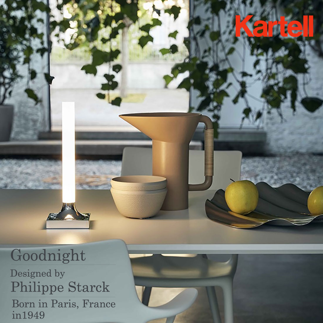 【店舗クーポン利用不可】Kartell カルテル Goodnight グッドナイト キャンドルライト フィリップスタルク Philippe Starck SFHL-KJ9560