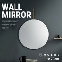 MOEBE@WALL MIRROR ~[ a70cm Brass ^J/EH[~[/ی^/Ǌ|/uX/[x