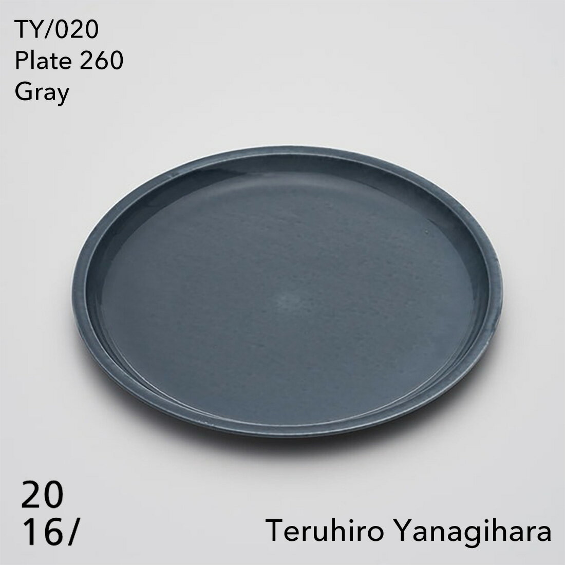 2016 / arita japan Plate 260 TY/020 Gray ȹ ͭľ  ץ졼