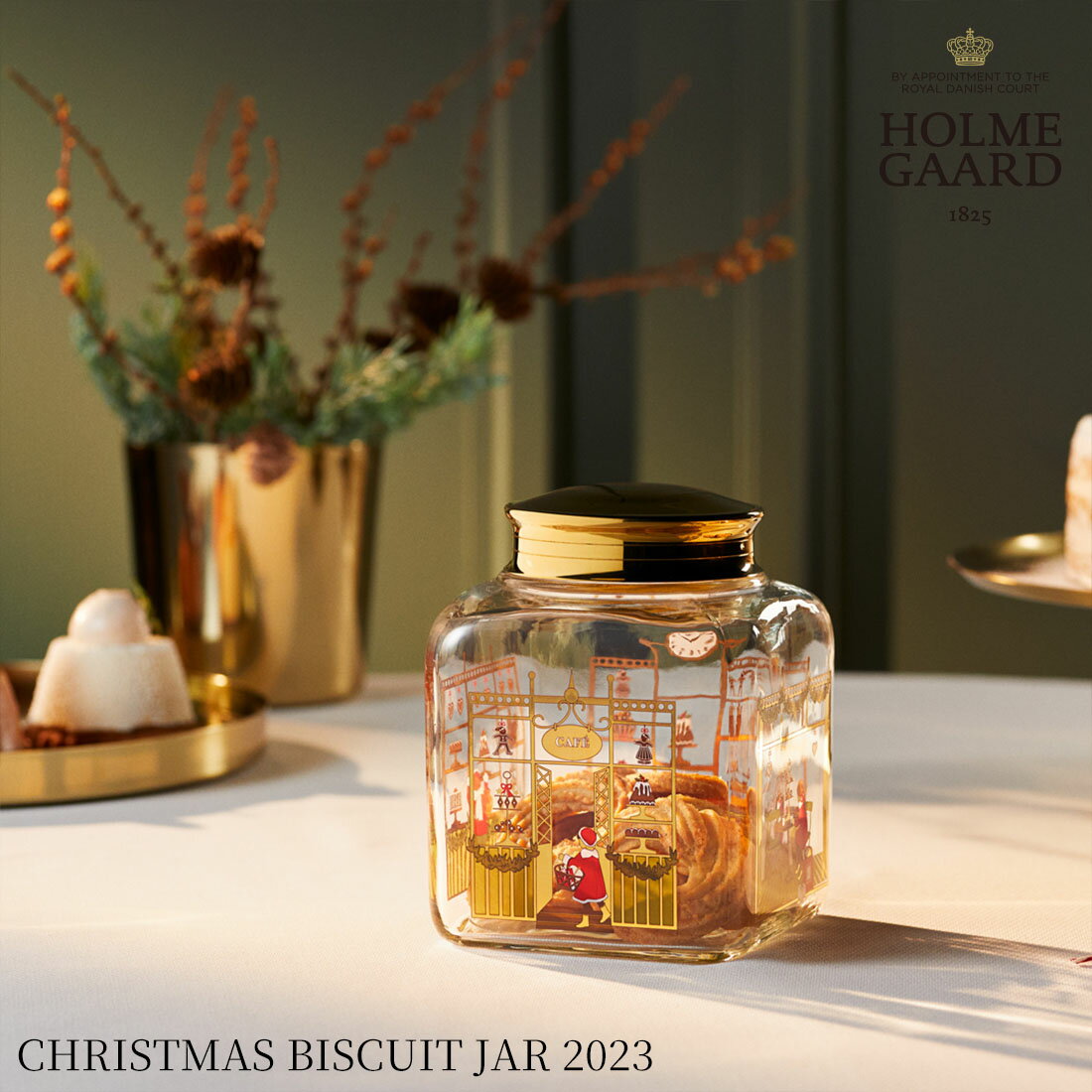 ホルムガード 【店舗クーポン発行中】HOLMEGAARD CHRISTMAS Biscuit jar 2023 Jette Frolich ホルムガード クリスマスビスケットジャー イエッテ・フローリッヒ Xmas