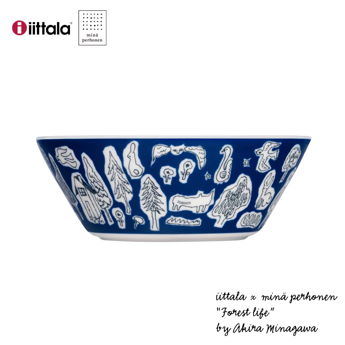 【店舗クーポン発行中】イッタラ iittala ミナ ペルホネン ボウル 15cm フォレストライフ forest life 皆川明 mina perhonen 1069481 北欧 フィンランド 皿