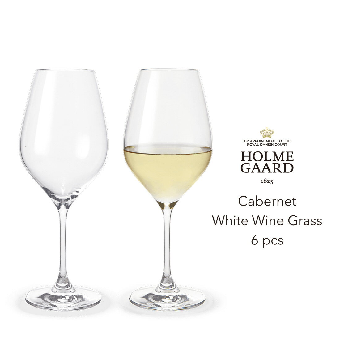 ホルムガード 【スーパーSALE】HOLMEGAARD ホルムガード Cabernet White Glass 6pcs 360ml カベルネ 白ワイングラス 6個セット