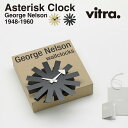 vitra Bg Asterisk Clock AX^XNNbN Wall Clocks EH[NbN GeorgeNelson W[WEl\ v |v CeA k XCX