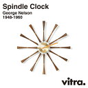 vitra Bg Spindle Clock Xsh NbN Wall Clocks EH[NbN GeorgeNelson W[WEl\ v |v CeA k XCX