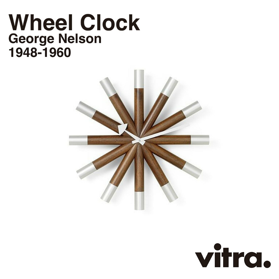 vitra ヴィトラ Wheel Clock ホイールクロック Wall Clocks ウォールクロック GeorgeNelson ジョージ・ネルソン 時計 掛時計 インテリア 北欧 スイス