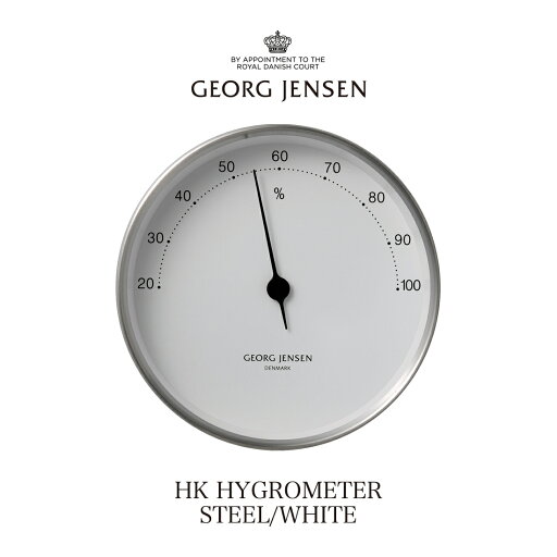 Georg Jensen ジョージジェンセン HK HYGROMETER STEEL WHITE コッペル ハイグロメーター ステンレススティール ホワイトダイヤル 3587590 Henning Koppel ヘニングコッペル 湿度計 Georg Jensen ジョージジェンセン HK HYGROMETER STEEL WHITE コッペル ハイグロメーター ステンレススティール ホワイトダイヤル 3587590 Henning Koppel ヘニングコッペル 湿度計