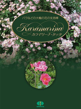 【カラマリーナ】バラなどの大輪の花の支持棒「カラマリーナ・タッタ」1号2号　ダークブラウン【RCP】