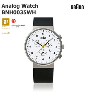 商品画像：Shinwa Shop 楽天市場店で人気の【BRAUN ブラウン】BRAUN watch BNH0035　ホワイト腕時計/ウォッチ/ビジネス/メンズ/北欧/デンマーク/ローゼンダール　コンビニ受取対応【RCP】