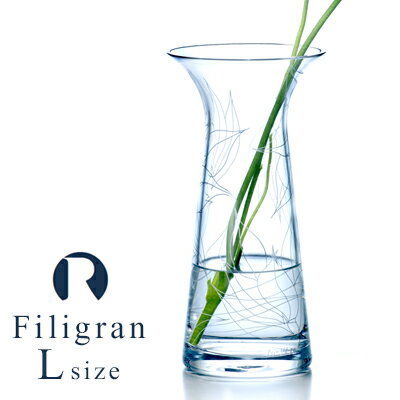 ローゼンダール コペンハーゲン Filigran/フィリグラン フラワーベース Lサイズ38345　　デザイン/LIN UTZON花瓶/花器/水差し/ガラス/北欧/ROSENDAHL