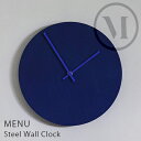 Audo Copenhagen Steel Wall Clock スチールウォールクロックNORM 壁掛け 時計 シンプル クロック スチール
