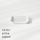 有田焼/磁器　1616/arita japan TY SquarePlate90 Gray 　TYスクエアプレート90グレー　柳原照弘デザインTYパレス/皿/plate/百田陶園/イチロク アリタ ジャパン/スタンダード/standard