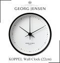 Georg Jensen / ジョージ ジェンセン KOPPEL/コッペル ウォールクロック22cm 3587576壁掛け時計/ウォッチ/WATCH/スカンジナビアン デザイン/デHenning Koppel/ヘニング コッペル/ステンレススティール