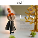 lovi/ロヴィ　ポストカード Little My/リトルミィ MOOMIN/ムーミンシリーズロビー/クリスマス/北欧/フィンランド/軽量/ギフト/プレゼント/木/グリーティングカード