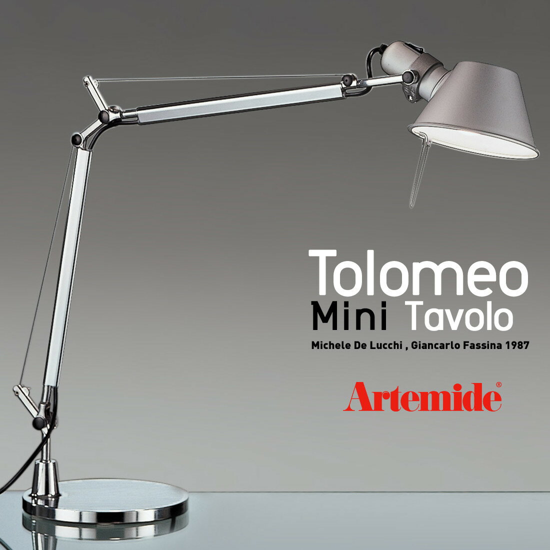 Artemide アルテミデ TOLOMEO MINI TABLE トロメオ テーブルランプ 電球仕様ライト 照明 リビング キッチン スタンド 寝室 テーブルライト