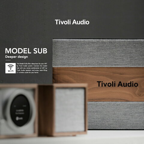 店舗クーポン発行中！【Tivoli Audio チボリオーディオ】MODEL SUB モデルサブ サブウーハーブルートゥース ワイヤレス サブウーファー 重低音 高音質 　コンビニ受取対応【RCP】