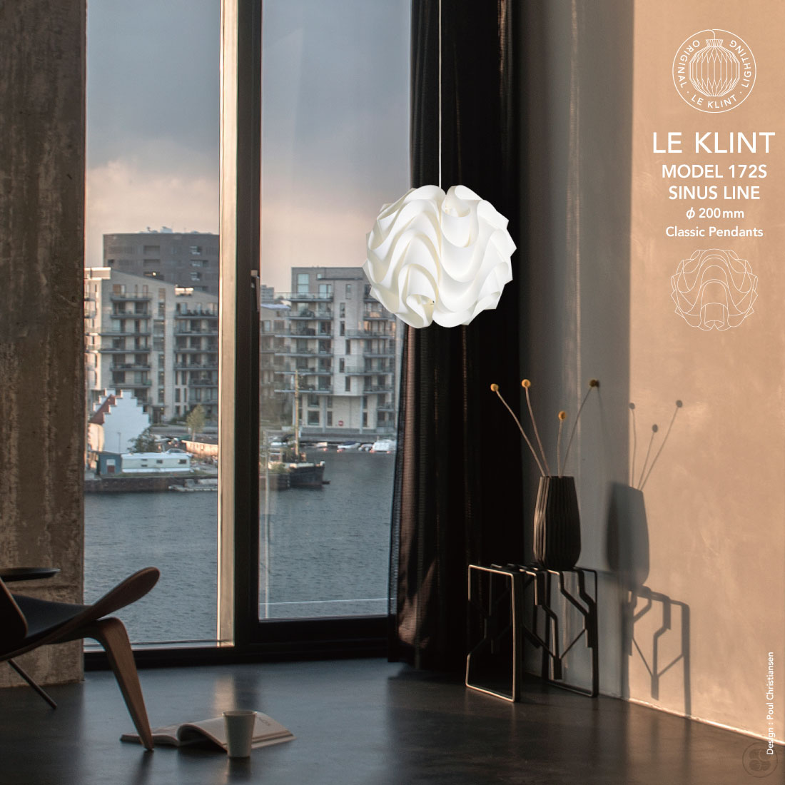 LE KLINT 쥯 졦 MODEL172S SINUS LINE Classic Pendants Poul Christiansen Philips Hue Denmark 쥯 ǥ172S ʥ饤 饷åڥ ݡ롦ꥹ󥻥 եåץҥ塼  LED ̲ ǥޡ