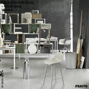 Muuto [g FIBER COUNTER STOOL WOODBASE with BACKREST ISKOS-BERLIN [g t@Co[ JE^[Xc[ Ebhx[X wt CXRXEx