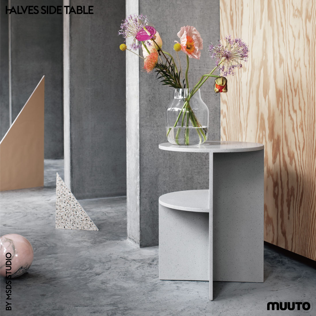 Muuto ムート HALVES SIDE TABLE MSDS STUDIO ムート ハーフ サイド テーブル MSDSスタジオ