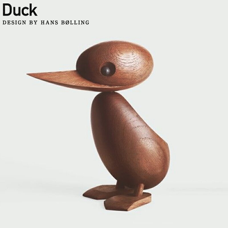 【店舗クーポン発行中】ARCHITECTMADE アーキテクトメイド Duck ダック オブジェ親 アヒル 木製 玩具 親子 ハンドメイド ハンス・ボリン AK001325