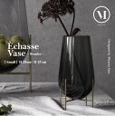 menu　メニュー　Echasse Vase S, smoke　イシャスベース　Sサイズ　スモーク花びん 花瓶 フラワーベース