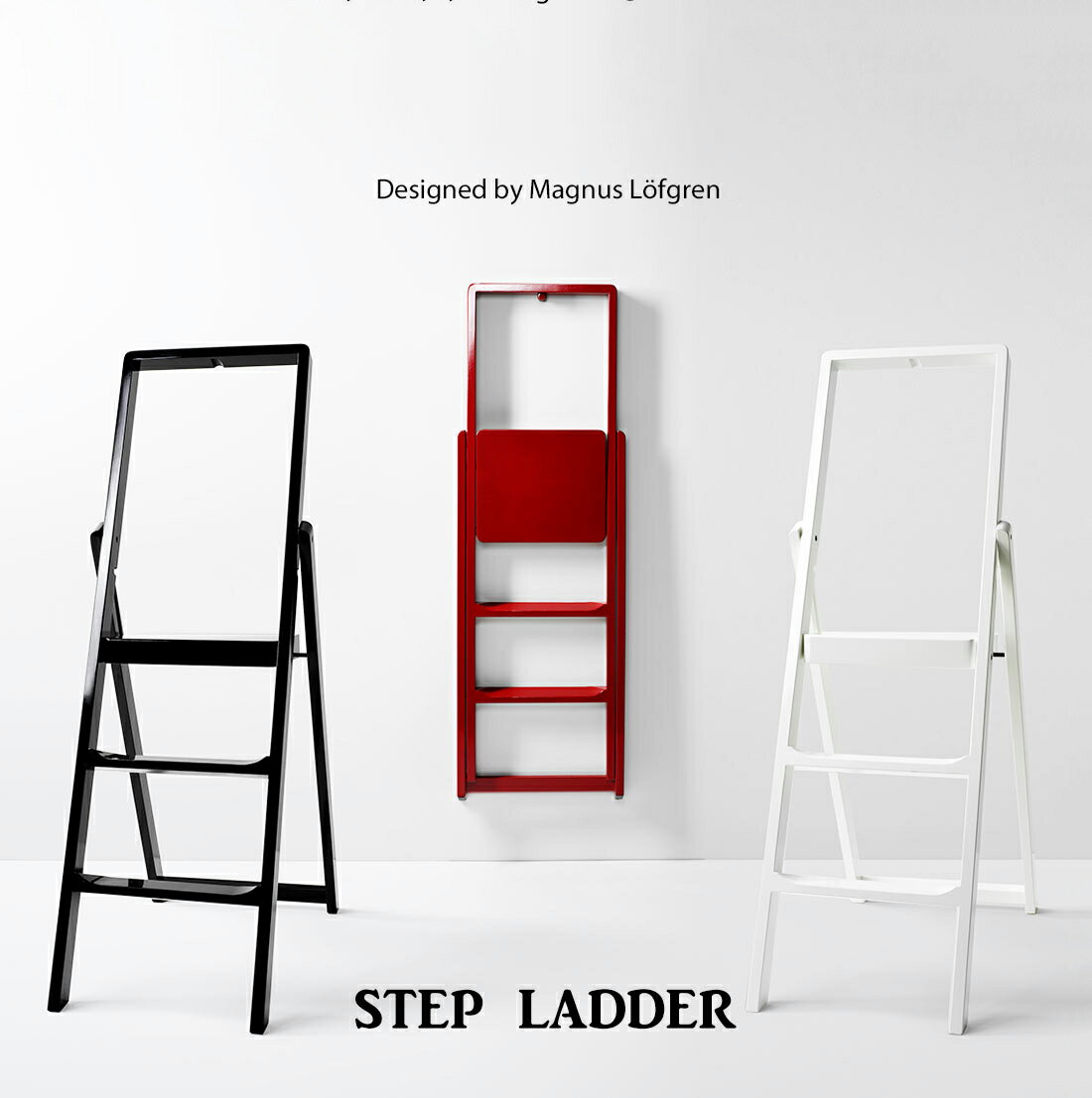 【要エントリ全ポイントback抽選!】Design House Stockholm 　STEP LADDER ステップ　ラダー　デザインハウスストックホルム 北欧 　おしゃれな脚立のサムネイル