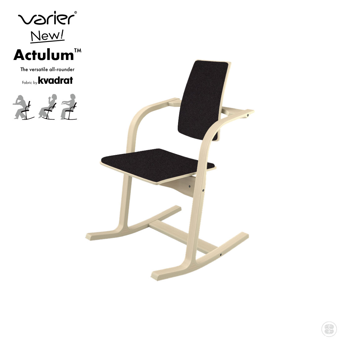 Varier / New Actulum Chair/Kvadrat/Revive/新アクチュラムチェア/クヴァドラ/リヴァイヴ