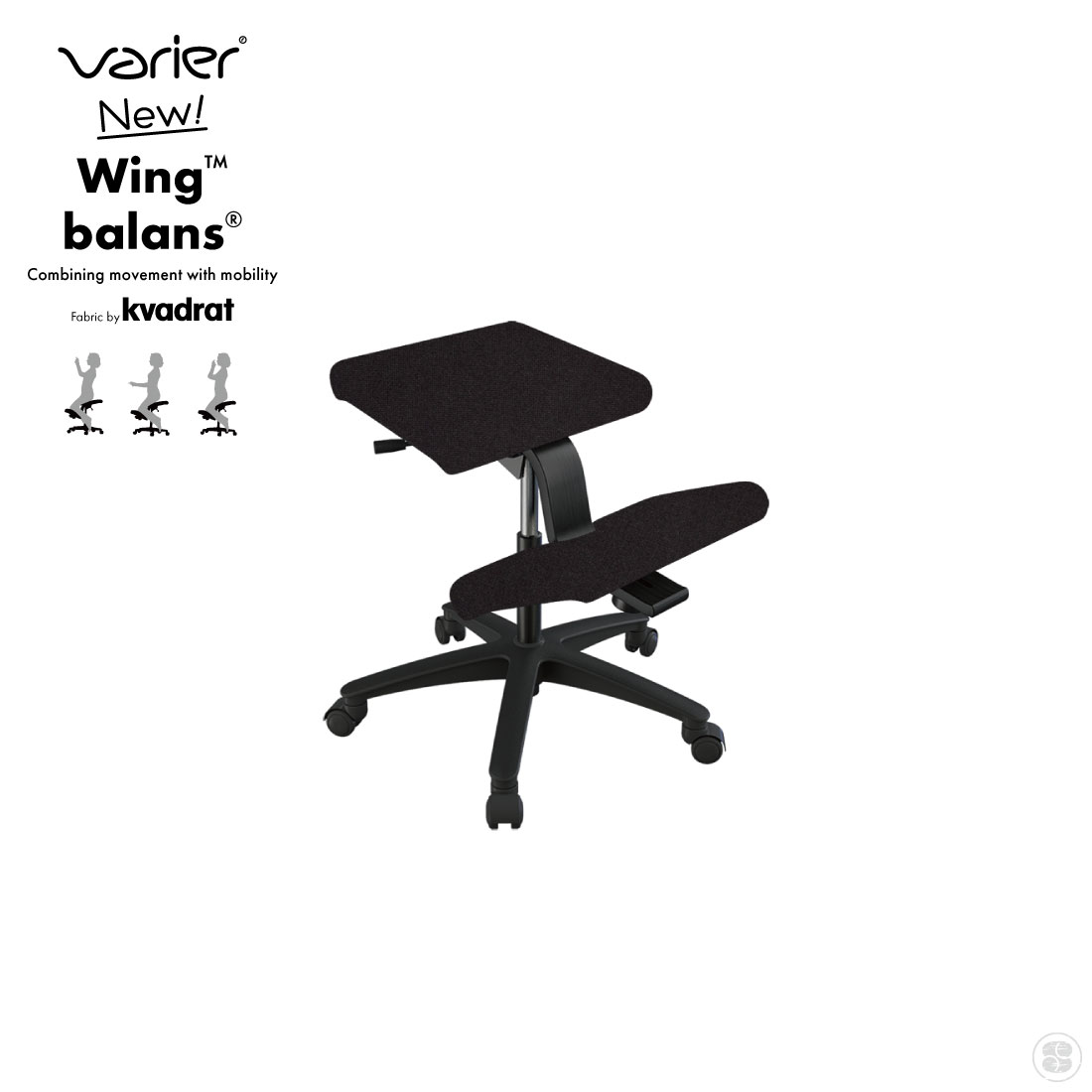 Varier/バリエール/New Wing Balans Chair/Kvadrat/Revive/新ウィングバランスチェア/クヴァドラ/リヴァイヴ
